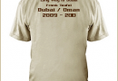 Team Shirt beige, Rückenaufdruck