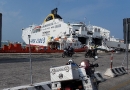 Fährhafen Ancona, unsere Fähre
