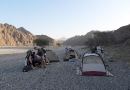 Wadi Al Abyadh, Nachtlager